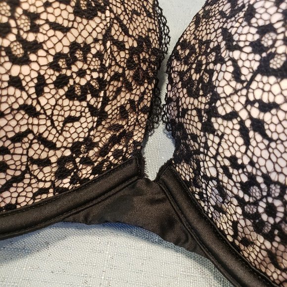 BRAND NEW Victoria's Secret Dream Angel  Ruffle glamour lace push up 32DDD - Picture 7 of 11